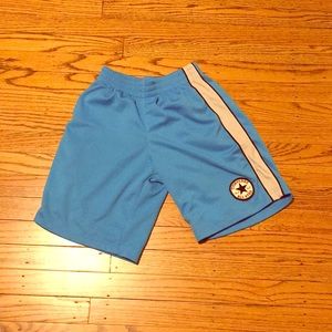 Blue converse shorts size 8-9